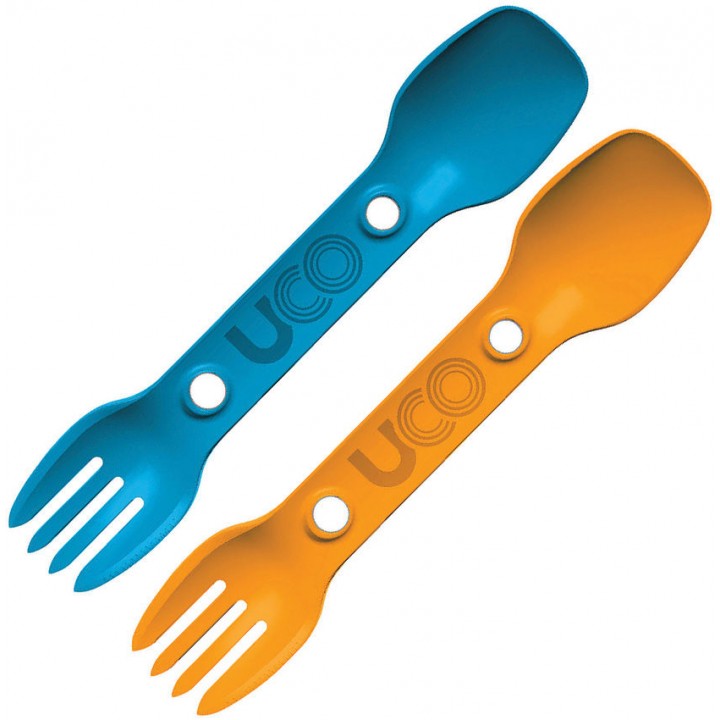 UCO набор туристических спорков (ложка-вилка) Two Pack Utility Spork (Gold)