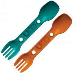 UCO набор туристических спорков (ложка-вилка) Two Pack Utility Spork (Teal)