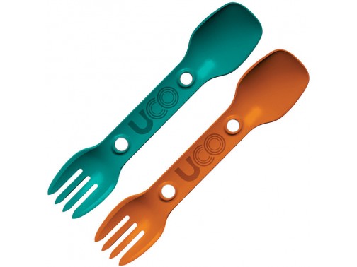 UCO набор туристических спорков (ложка-вилка) Two Pack Utility Spork (Teal)