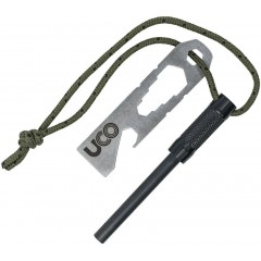 UCO туристическое огниво с мультитулом Survival Fire Striker (Black)