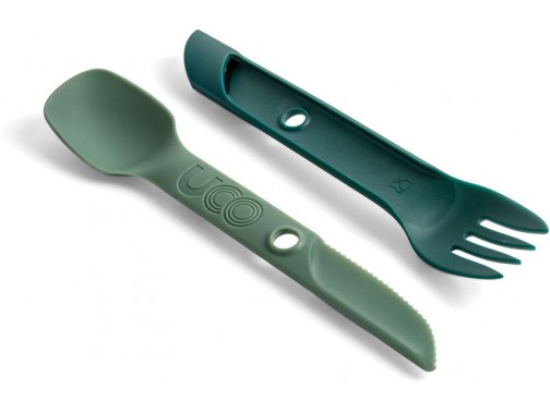 UCO туристический набор столовых приборов Switch Spork Utensil Set (Green)