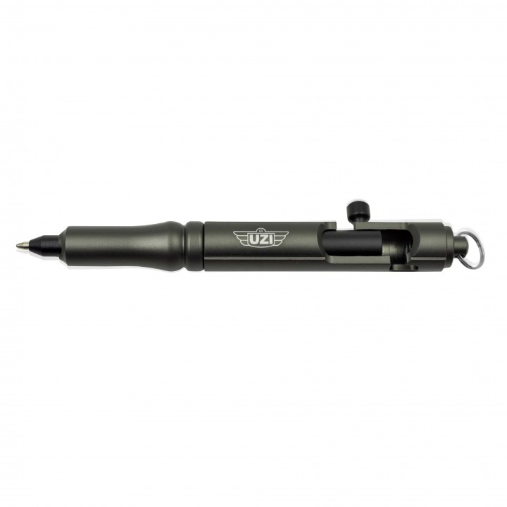 Тактическая ручка UZI Tactical Defender 18 (серый)