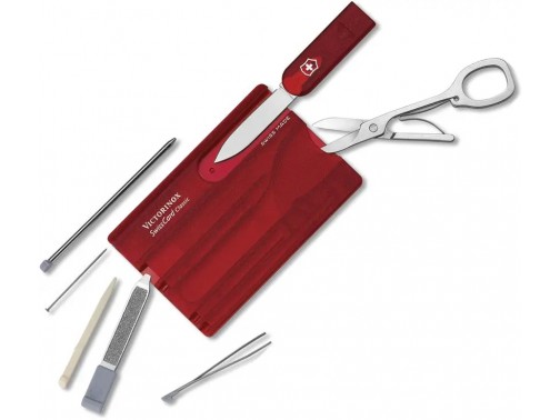 Швейцарская карточка VICTORINOX SwissCard Classic, красная