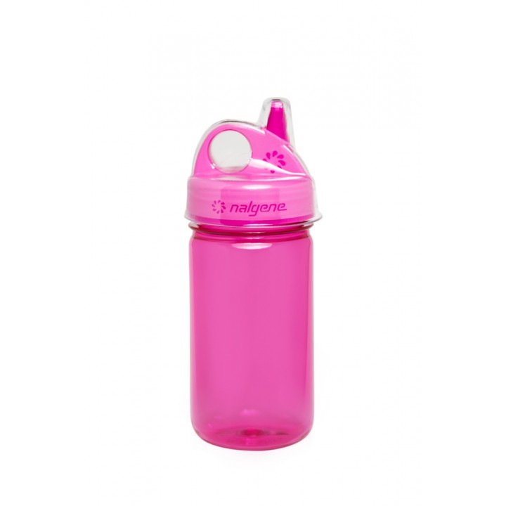 Бутылка Nalgene Grip-n-Gulp с крышкой (розовый)