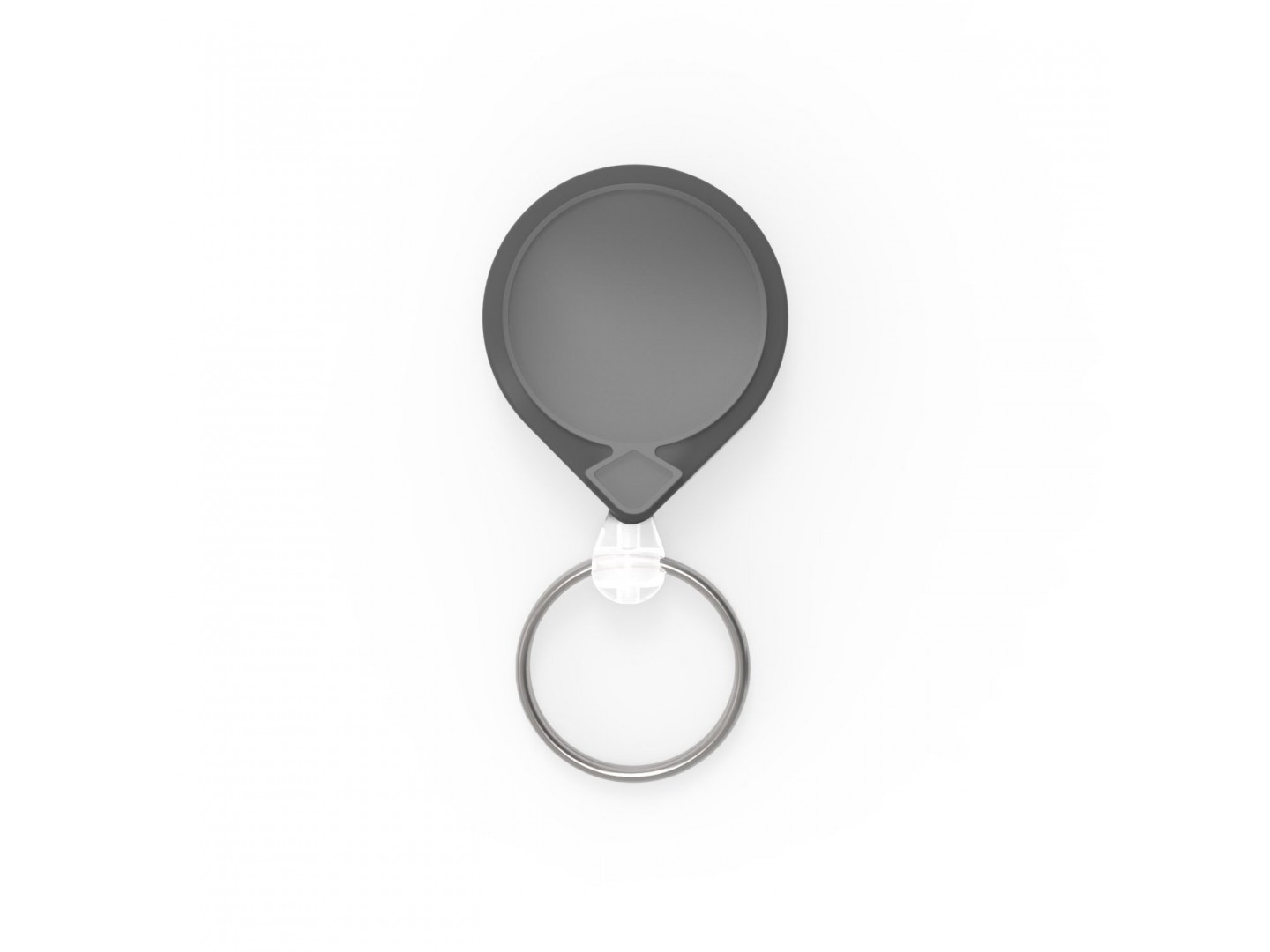 #24 Миниретрактор для ключей MINI-BAK, серый