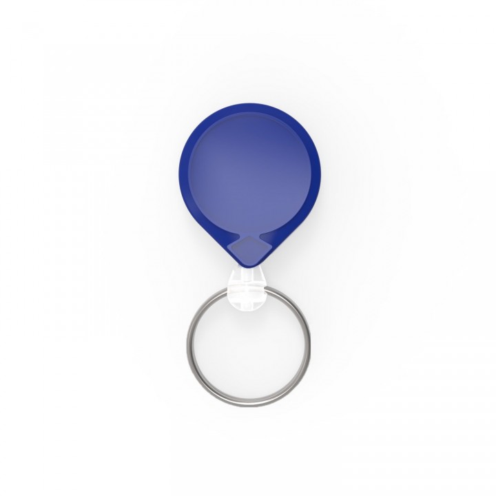 #25 Миниретрактор для ключей MINI-BAK, синий