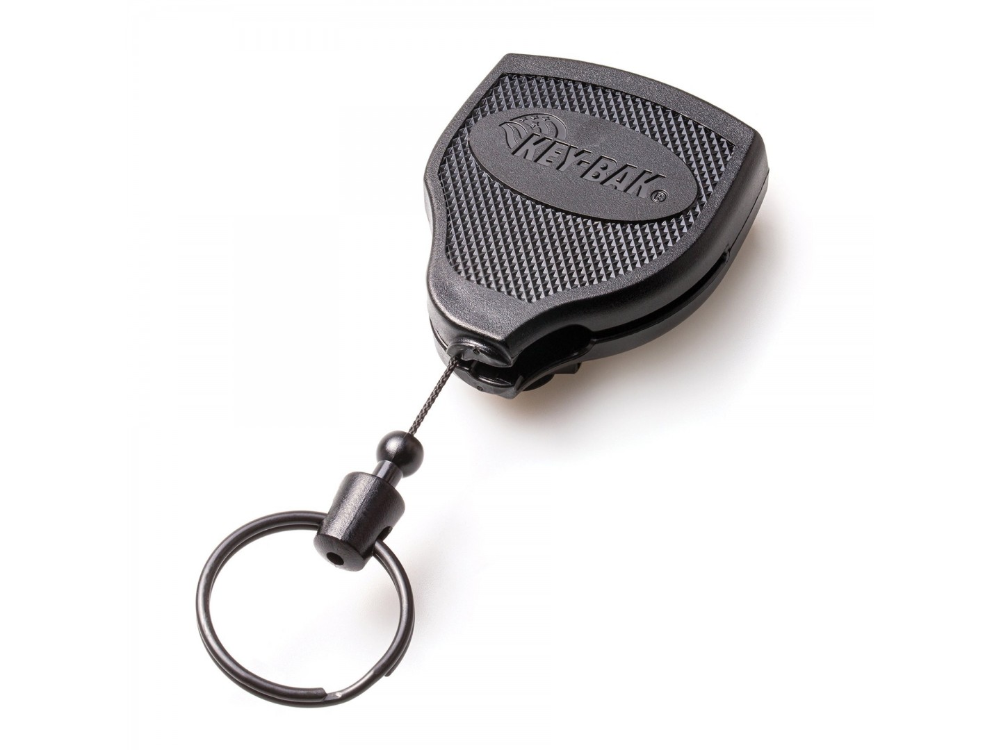Ретрактор на клипсе с кольцом для ключей KEY-BAK SUPER48 HD, трос 120 см
