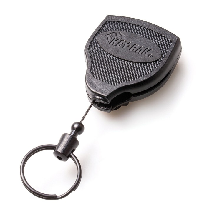 Ретрактор на клипсе с кольцом для ключей KEY-BAK SUPER48 HD, трос 120 см