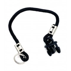 AC0-0903 Шнур 127мм. с разъёмом "папа" Q/C и кольцом диаметром 10мм.