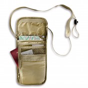 Дорожный кошелек-карман на шею для денег и документов Tatonka Skin Folded Neck Pouch (Natural) — дополнительное фото