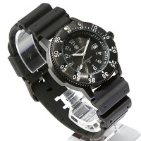 Часы наручные армейские Smith & Wesson Tactical с тритиевой подсветкой, черный циферблат, нейлоновый и резиновый ремешки