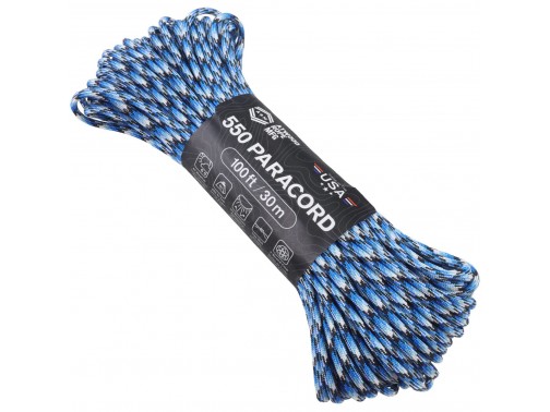 Паракорд Atwood Rope MFG 550 Blue Snake, 30 м