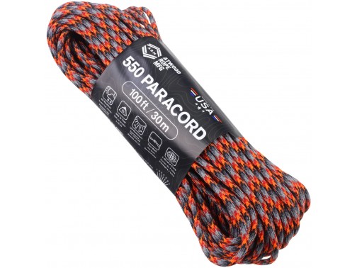 Паракорд Atwood Rope MFG 550 Lava, 30 м