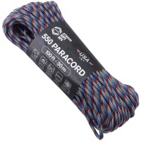 Паракорд Atwood Rope MFG 550 Captain America, 30 м