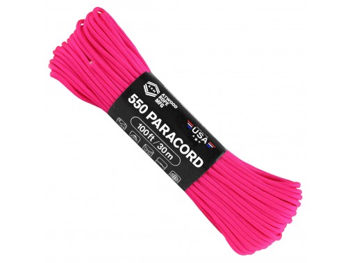 Паракорд Atwood Rope MFG 550 Hot Pink, 30 м