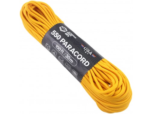 Паракорд Atwood Rope MFG 550 Air Force Gold, 30 м