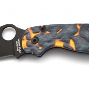 Сменные накладки для ножей Spyderco Para Military 2 Chroma Scales (Lava) — дополнительное фото