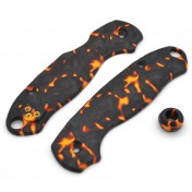 Сменные накладки для ножей Spyderco Para 3 Chroma Scales (Lava) — дополнительное фото