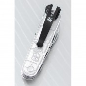 Клипса для средних швейцарских армеских ножей Victorinox Clip & Carry SwissQlip (Matte Black) — дополнительное фото