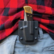Чехол для ножа Buck 110 из кайдекса Clip & Carry (Black) — дополнительное фото