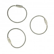 Набор для ключей Everyman Cable Key Rings (серебристый) — дополнительное фото