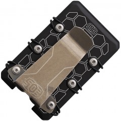 Кошелек-картхолдер из алюминия EOS 3.0 Black Series Hex Wallet (Black)