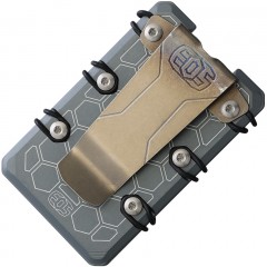 Кошелек-картхолдер из алюминия EOS 3.0 Black Series Hex Wallet (Gun Metal Grey)