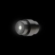 Заглушка с тритием для отверстия втулки для темляков для ножей Spyderco Para Military 2 и Para 3 Flytanium Lanyard Hole Stopper (Titanium Stonewash/White) — дополнительное фото