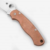 Сменные накладки для ножей Spyderco Para Military 2 Flytanium Classic (Copper Stonewash) — дополнительное фото
