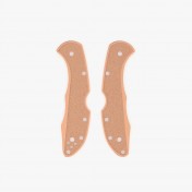 Сменные накладки для ножей Spyderco Delica Flytanium Classic (Copper Stonewash) — дополнительное фото