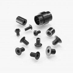 Сменный набор винтов и втулок для ножей Spyderco Para Military 2 Flytanium Full Hardware Kit (Titanium Black)