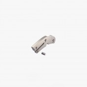 Сменный бэкспейсер для ножей Spyderco Delica Flytanium Backspacer (Titanium Stonewash) — дополнительное фото