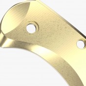Сменные накладки для ножей Spyderco Delica Flytanium Classic (Brass Stonewash) — дополнительное фото