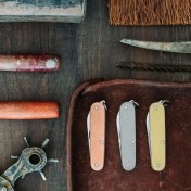 Сменные накладки для ножей Victorinox Cadet Flytanium Classic Flat (Copper Stonewash) — дополнительное фото
