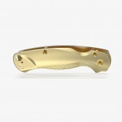 Сменные накладки для ножей Spyderco Para Military 2 Flytanium Lotus (Brass Stonewash) — дополнительное фото