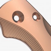 Сменные накладки для ножей Spyderco Para Military 2 Flytanium Lotus (Copper Stonewash) — дополнительное фото