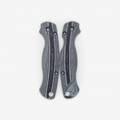 Сменные накладки для ножей Spyderco Para Military 2 Flytanium Lotus (Micarta Black Linen)
