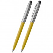 Космическая шариковая ручка со стилусом Fisher Space Pen Cap-O-Matic (Chrome/Yellow) — дополнительное фото