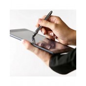 Космическая шариковая ручка с упором для письма и стилусом Fisher Space Pen Bullet (Chrome) — дополнительное фото
