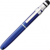 Космическая шариковая ручка с упором для письма, стилусом и клипсой Fisher Space Pen Bullet (Lacquered Blue) — дополнительное фото