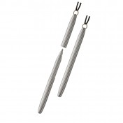 Космическая шариковая ручка с серебряной цепочкой на шею Fisher Space Pen Fine Sized Bullet (Chrome) — дополнительное фото
