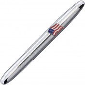 Космическая шариковая ручка Fisher Space Pen Bullet (American Flag Chrome) — дополнительное фото