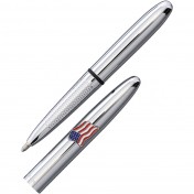 Космическая шариковая ручка Fisher Space Pen Bullet (American Flag Chrome) — дополнительное фото