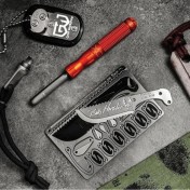 Карточка-мультитул для выживания Grim Workshop Bob Hansler Survival Card — дополнительное фото