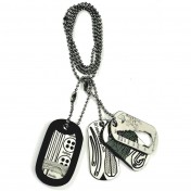 Армейский жетон-мультитул для выживания Grim Workshop Sewing Kit Dog Tag — дополнительное фото