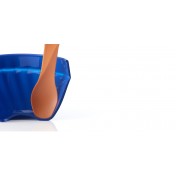Мягкая миска humangear FlexiBowl (синий) — дополнительное фото