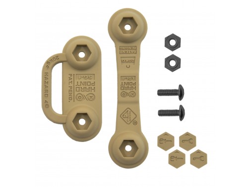 Набор системы крепления тактического снаряжения и экипировки Hazard 4 HardPoint Kit № #1 (Coyote)