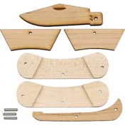 Набор для сборки деревянного ножа JJ's Knife Kit Original — дополнительное фото