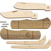 Набор для сборки деревянного ножа JJ's Knife Kit Trapper — дополнительное фото