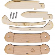 Набор для сборки деревянного ножа JJ's Knife Kit Canoe — дополнительное фото